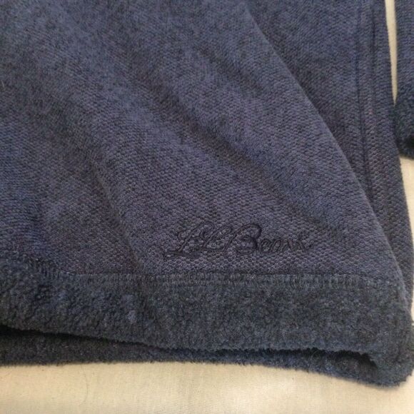 LL Bean Women's Large Polartec Fleece Full Zip Spring Jacket Hoodie Blue - Picture 5 of 7